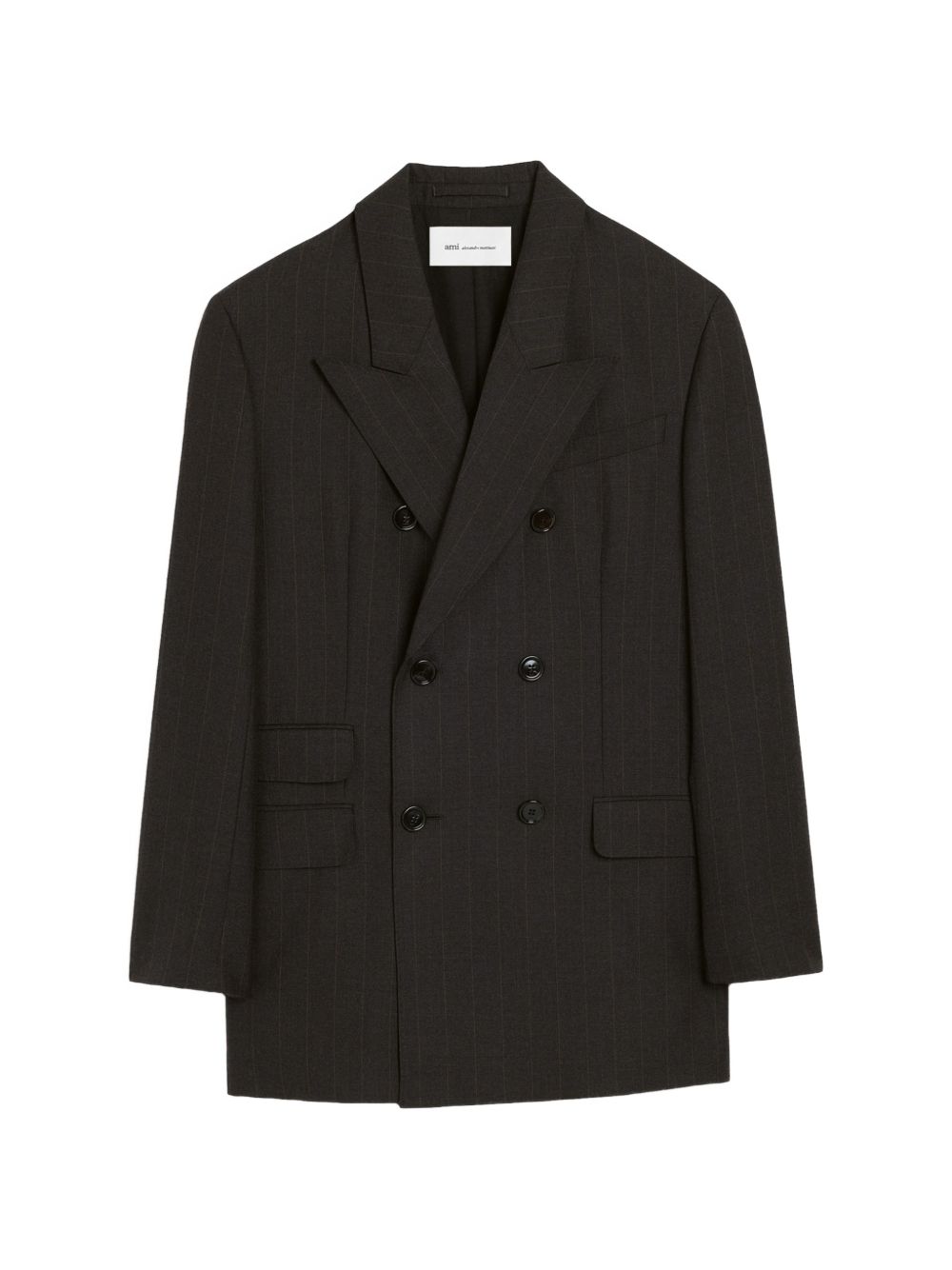 WOOL DOUBLE-BREASTED BLAZER JACKET