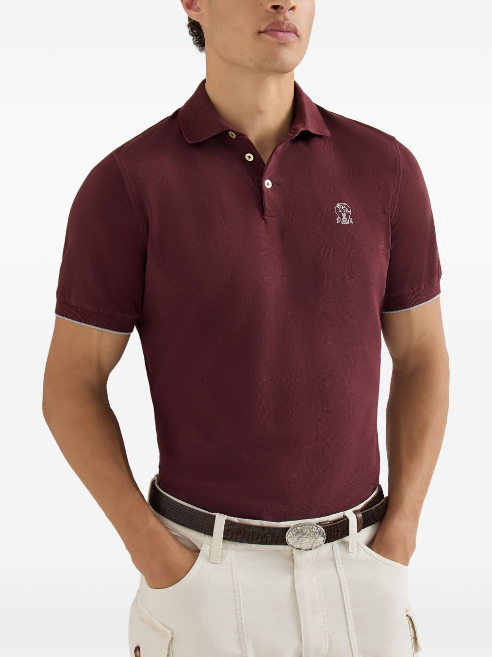LOGO COTTON POLO SHIRT