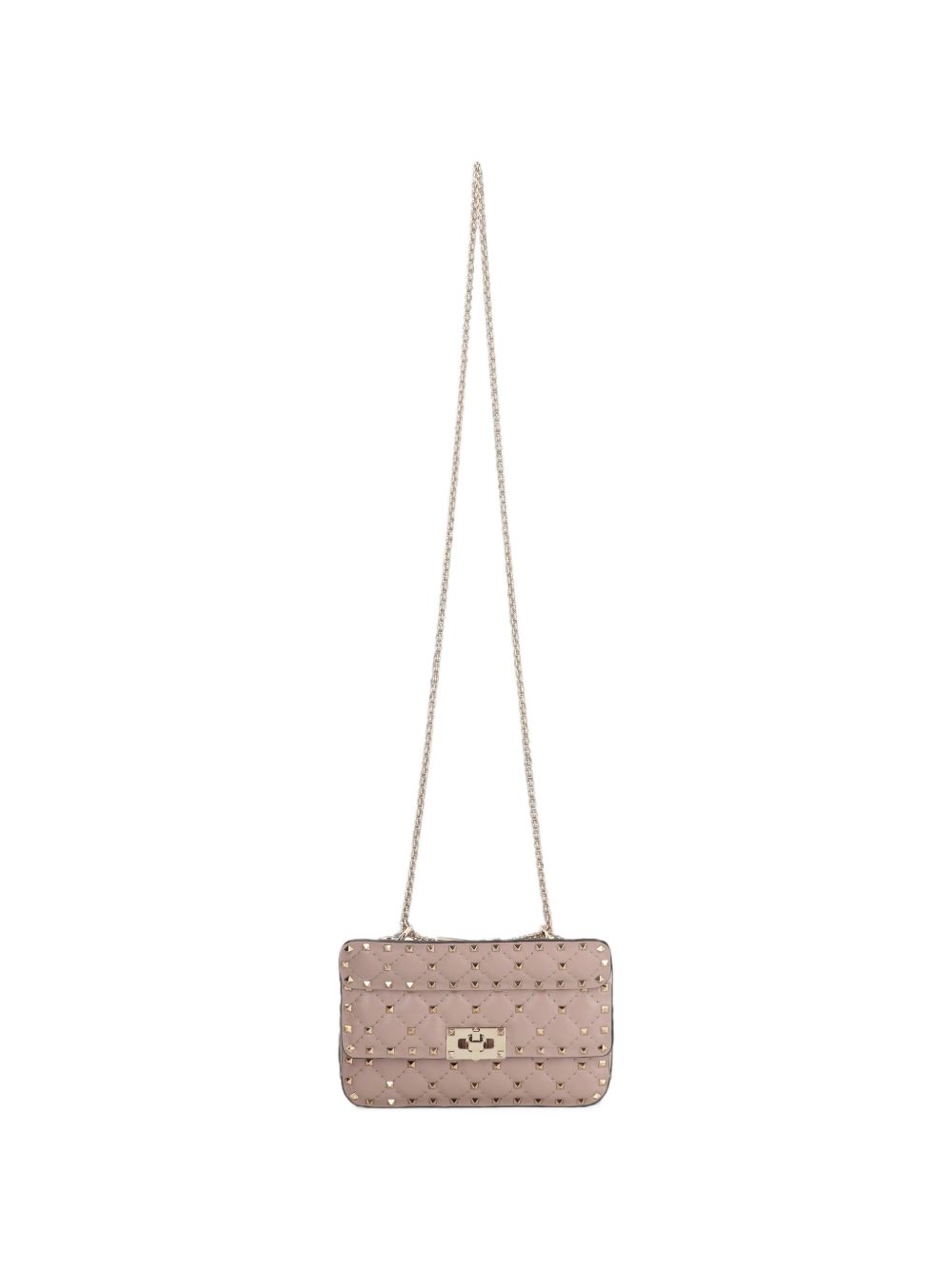 ROCKSTUD SPIKE SMALL LEATHER SHOULDER BAG