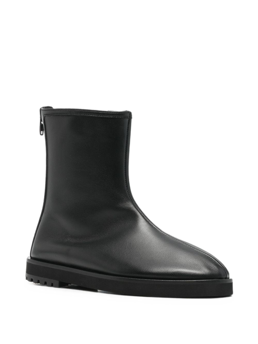 JOSS LEATHER ANKLE BOOTS