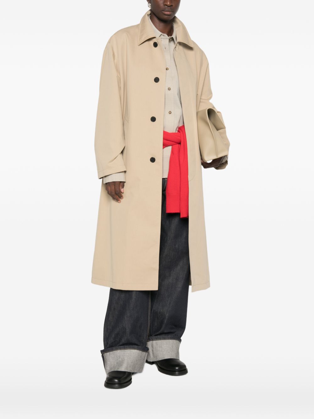 COTTON BLEND COAT