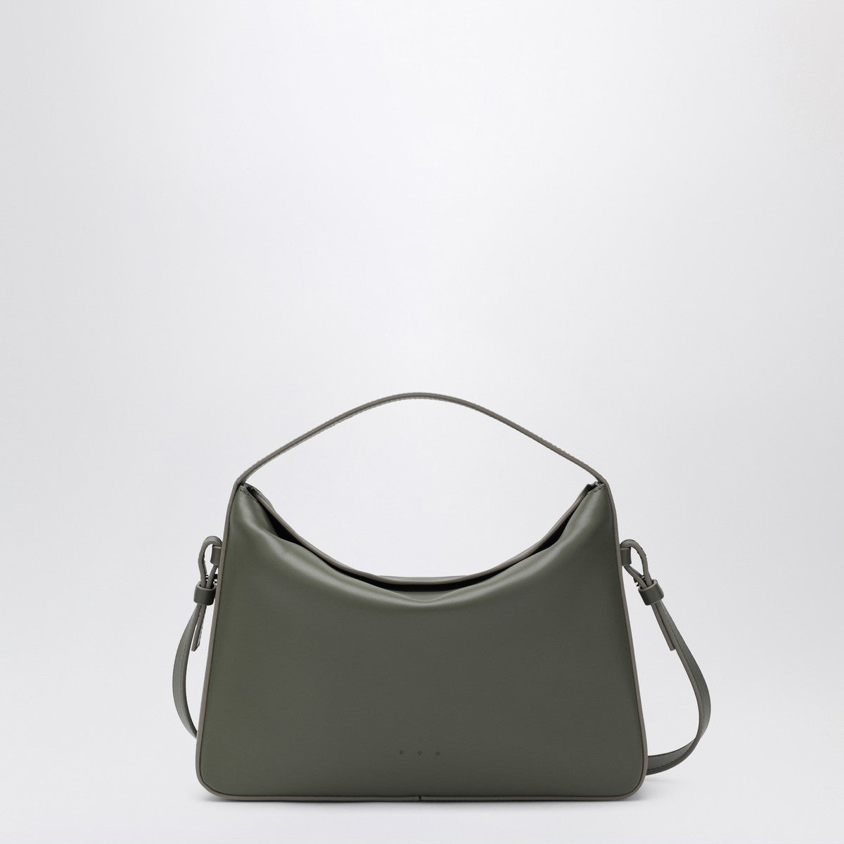 AESTHER EKME Soft Baguette bag in sage in leather AESTHER EKME 