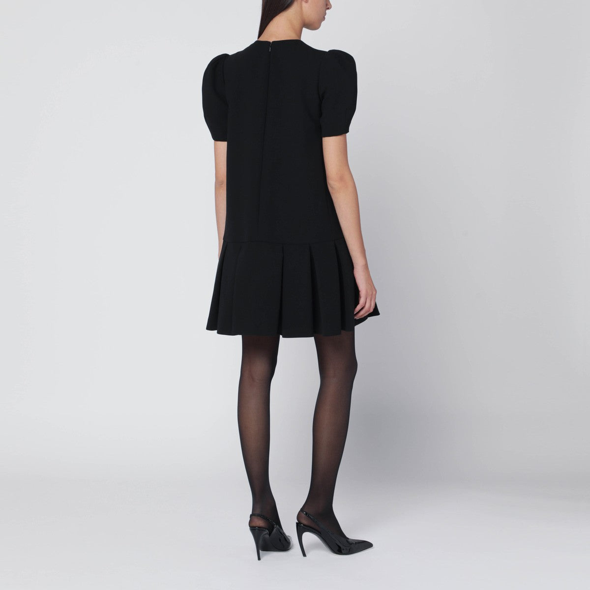 Moschino Black mini dress with pleats Moschino 