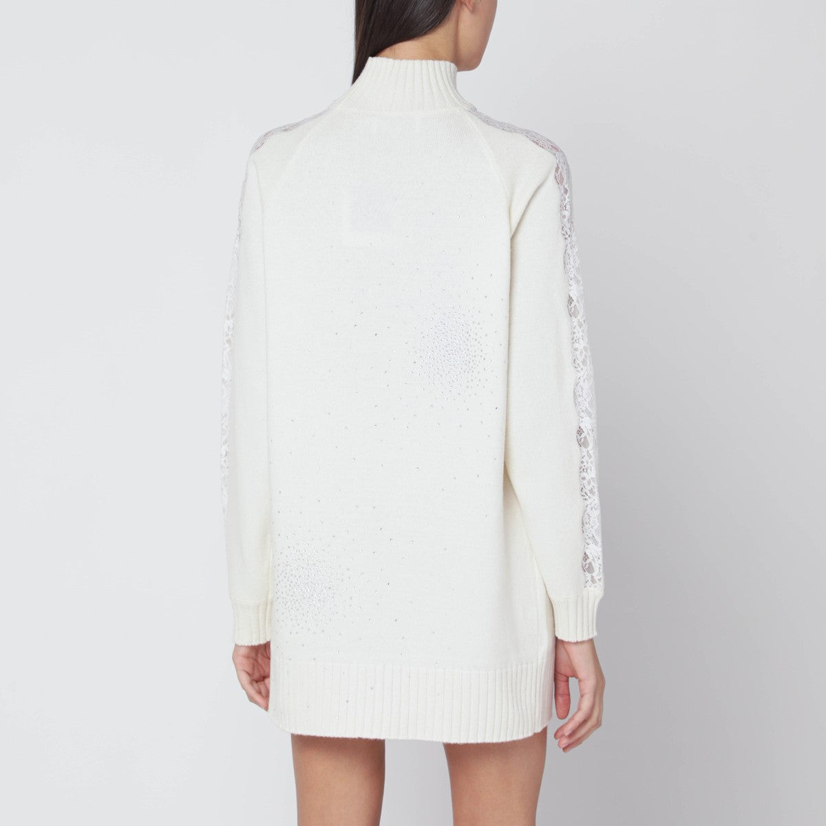Giuseppe di Morabito White turtleneck dress in wool Giuseppe Di Morabito 