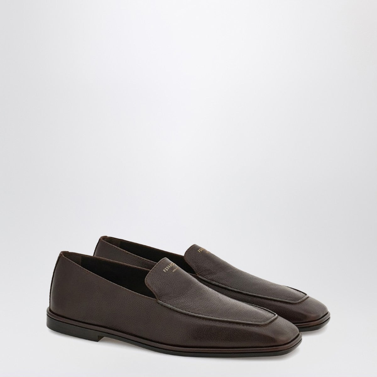 Ferragamo Dark brown leather loafer Ferragamo 