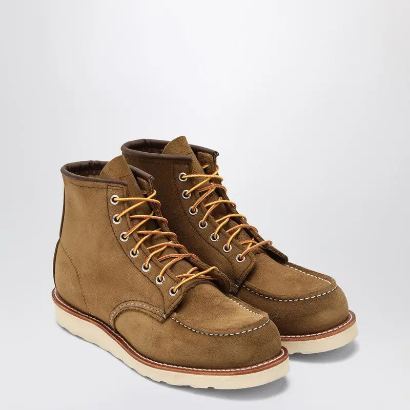 Red Wing Classic Moc olive suede boot Red Wing
