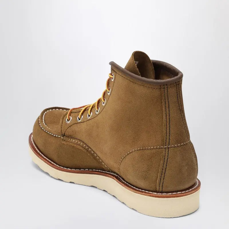 Red Wing Classic Moc olive suede boot Red Wing