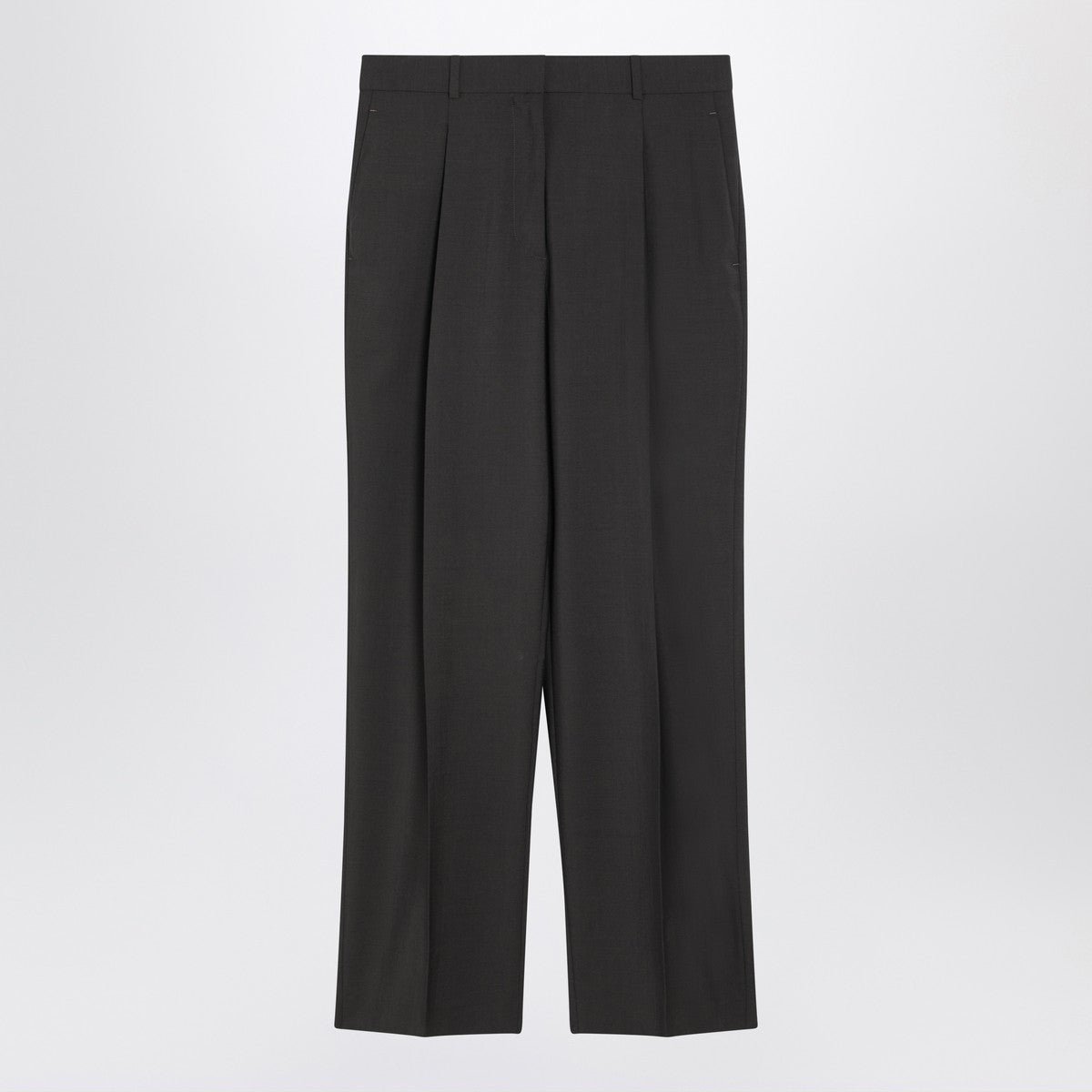 The Row Brown Mikkela wool trousers The Row 