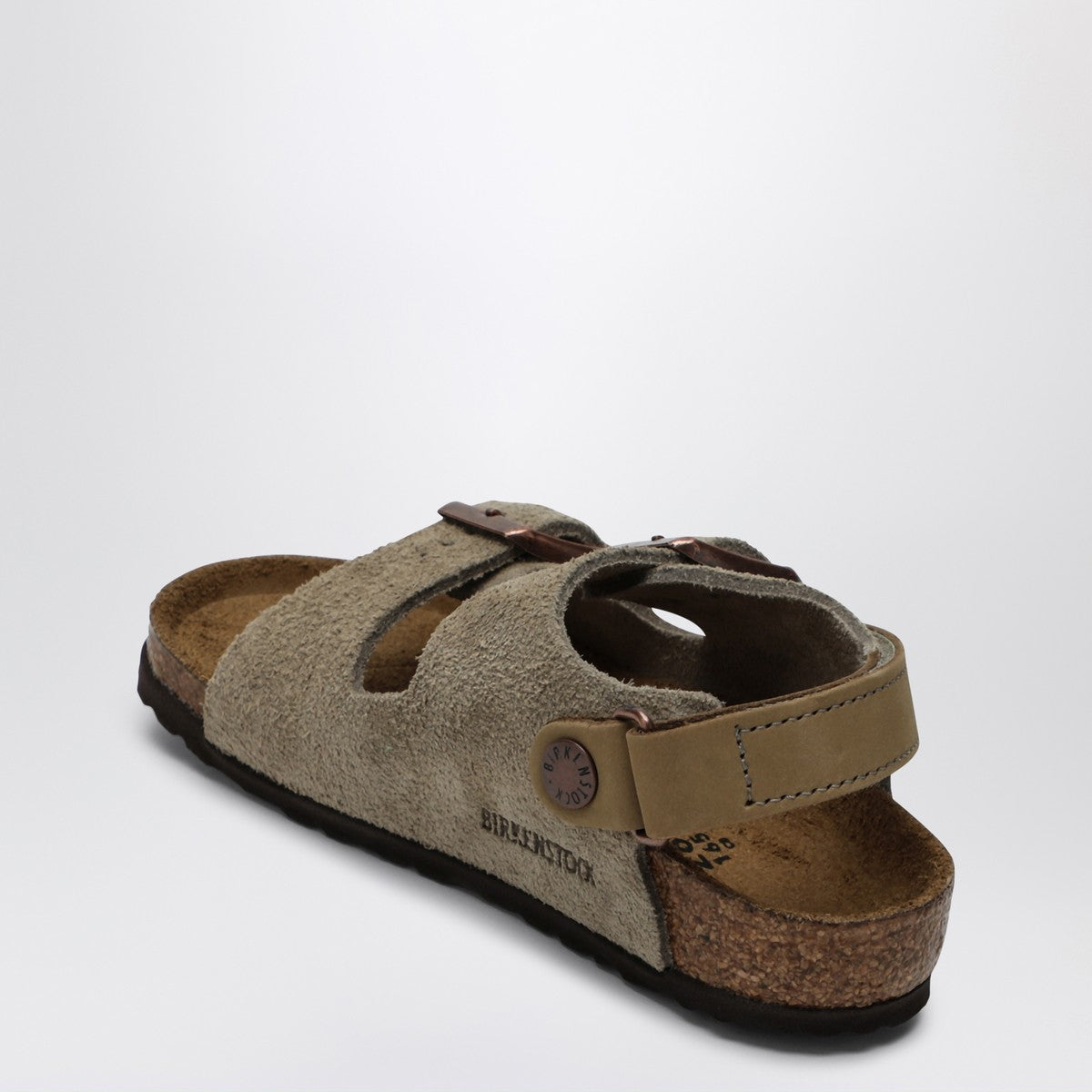 Birkenstock Milano taupe suede sandal Birkenstock 