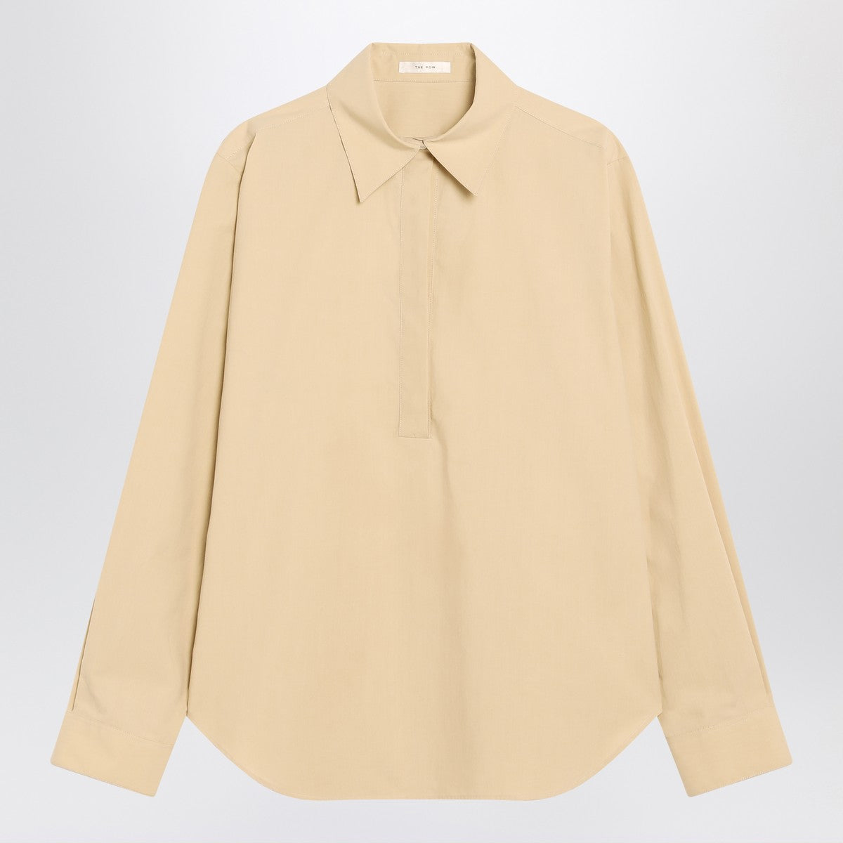 The Row Sand-colored Morgan cotton shirt The Row 