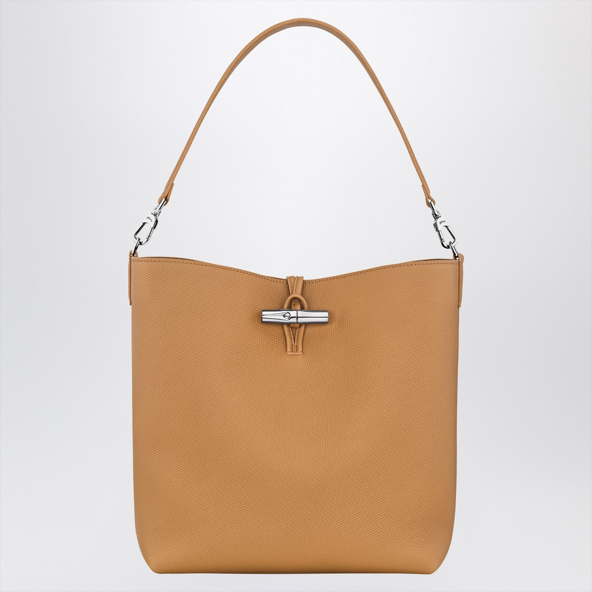 Longchamp M Le Roseau in Walnut colour Hobo Bag Longchamp 