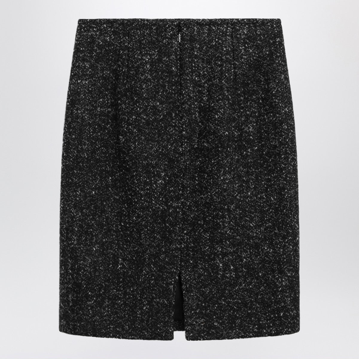 The Row Black wool bouclé skirt The Row 