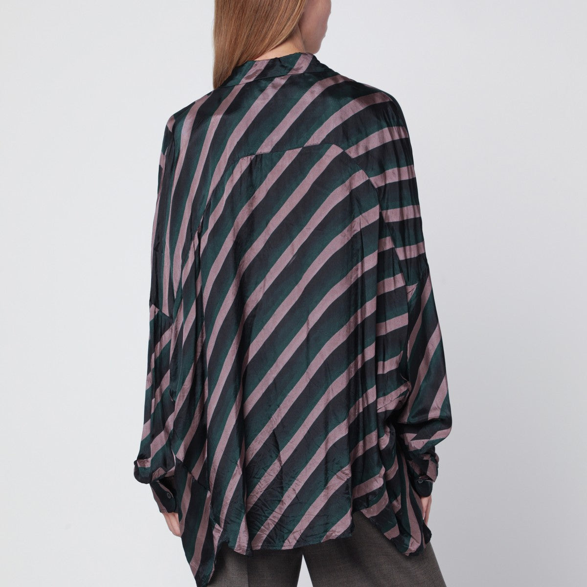 Dries Van Noten Flowing viscose striped shirt Dries Van Noten 