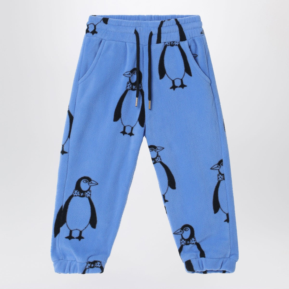 Mini Rodini Blue jogging trousers with penguins Mini Rodini 