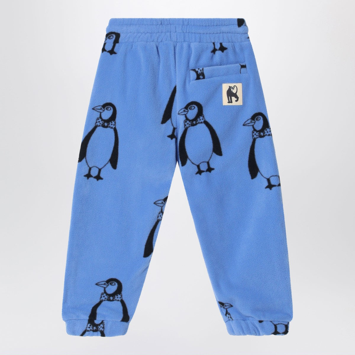 Mini Rodini Blue jogging trousers with penguins Mini Rodini 