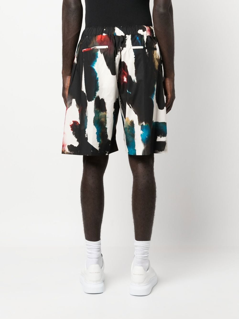 Alexander McQueen Straight Print Shorts Alexander Mcqueen
