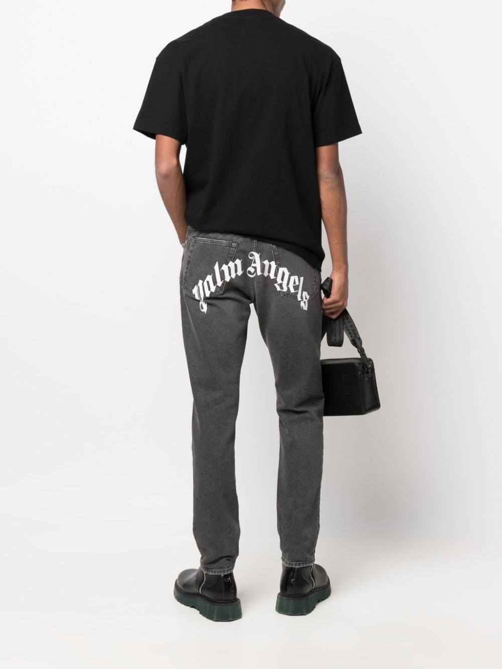 Palm Angels Jeans Black Palm Angels