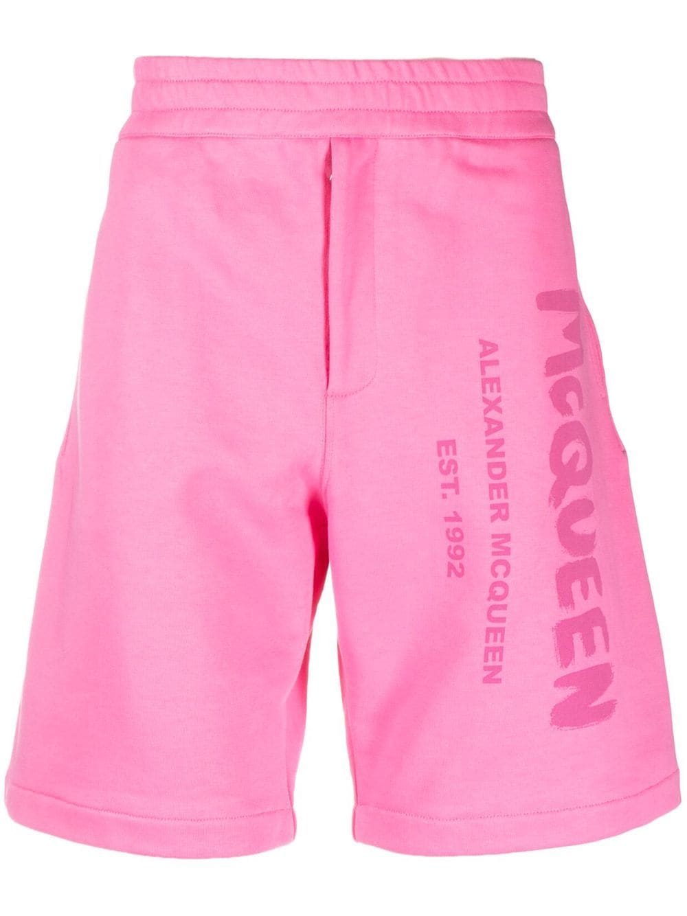 Alexander McQueen Graffiti-print Track Shorts Alexander Mcqueen