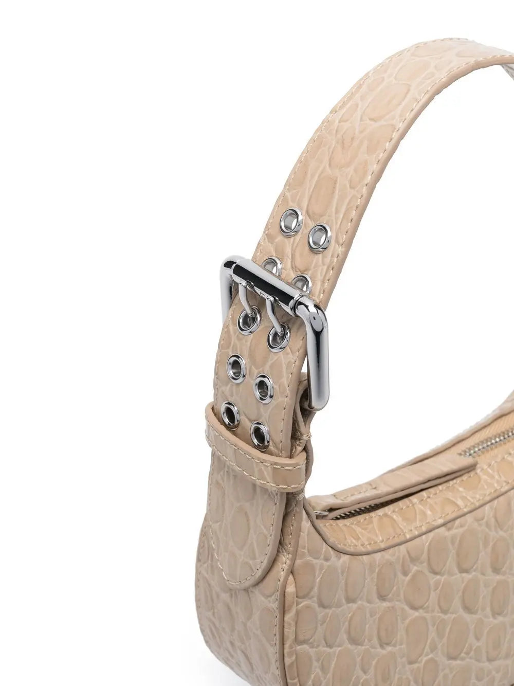 By Far Pre By Far mini Soho crocodile-embossed shoulder bag By Far Pre