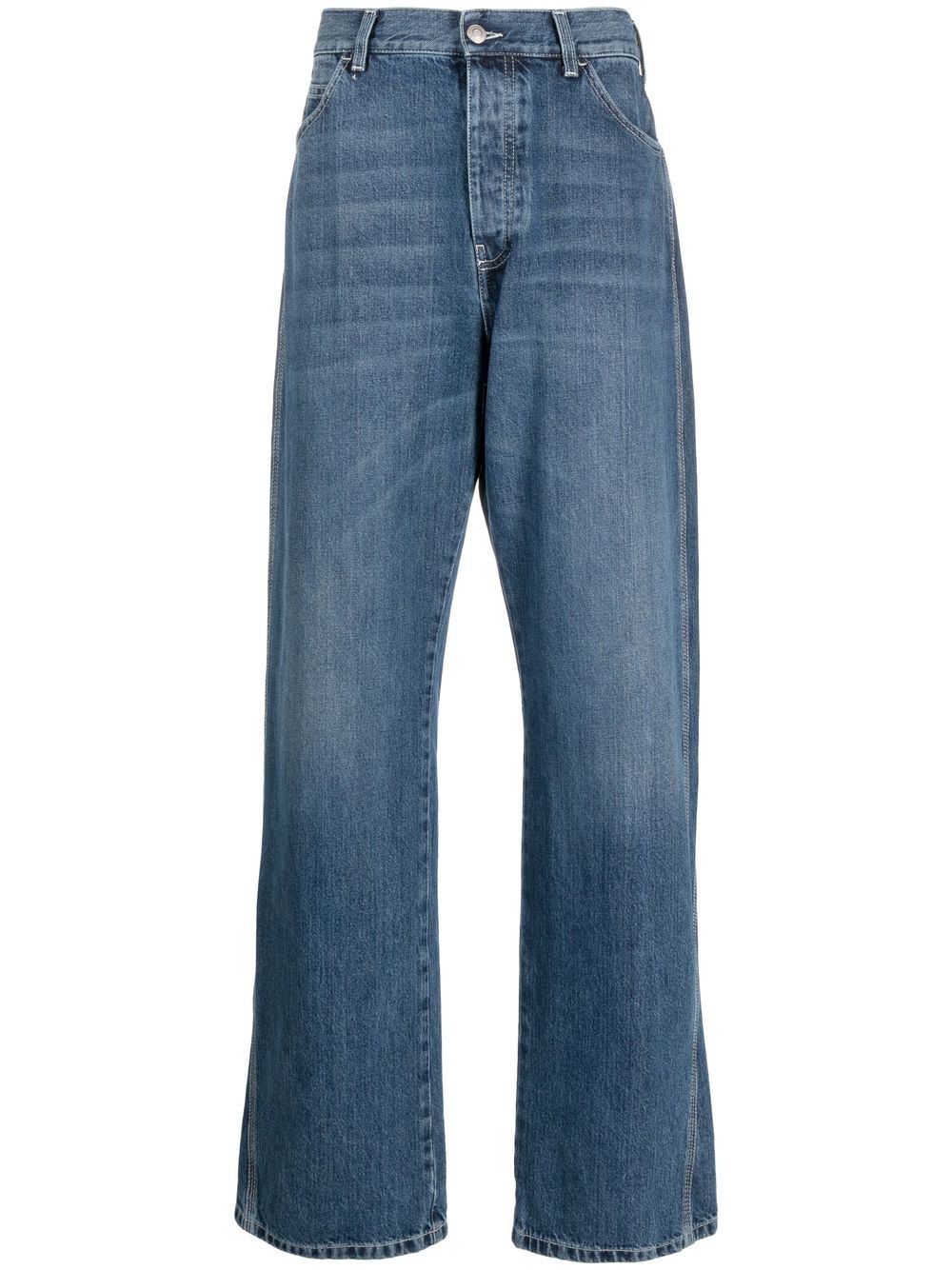 Alexander Mcqueen wide-leg panelled jeans Alexander Mcqueen