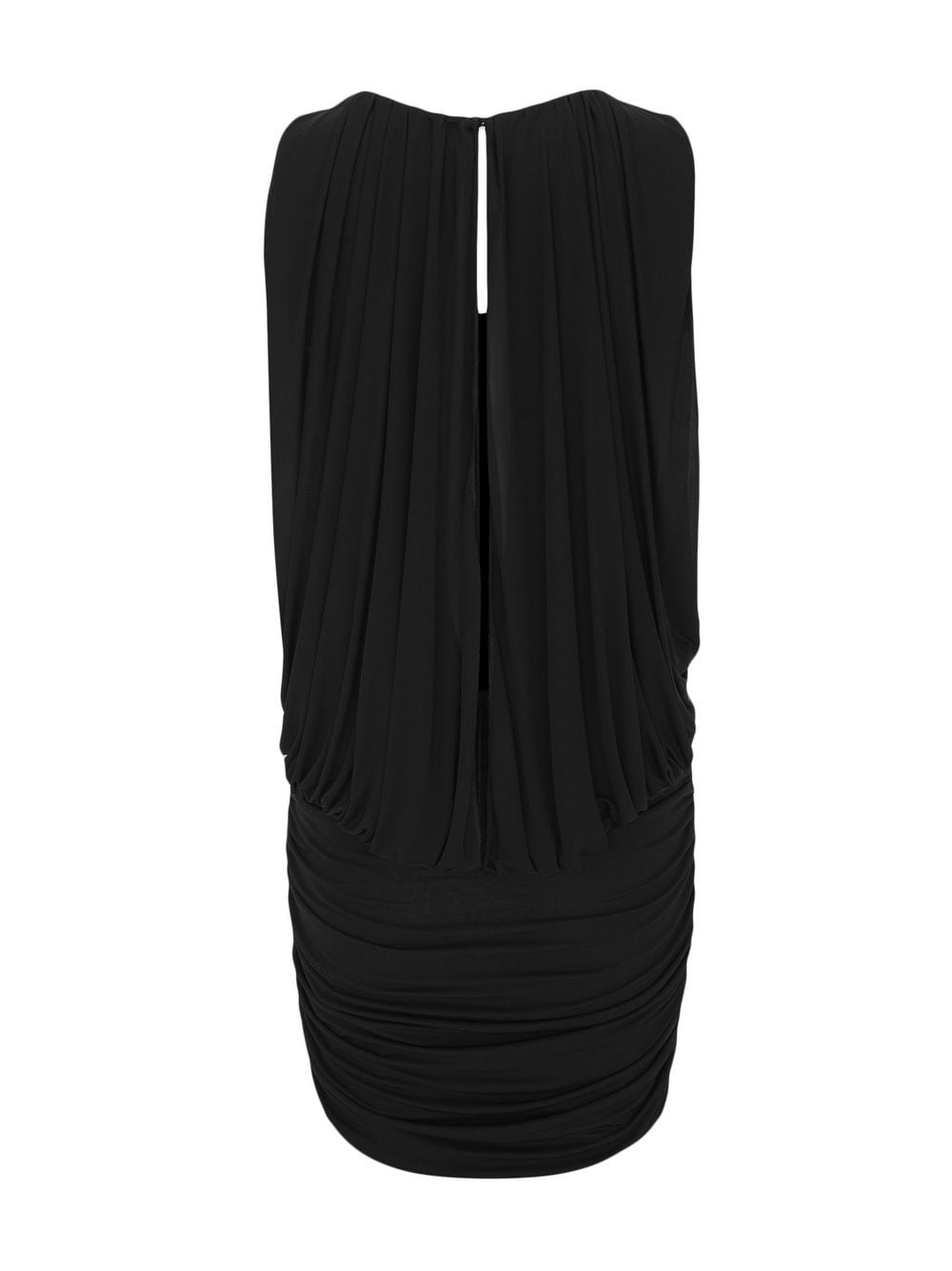 Saint Laurent Sleeveless Draped Minidress Saint Laurent 