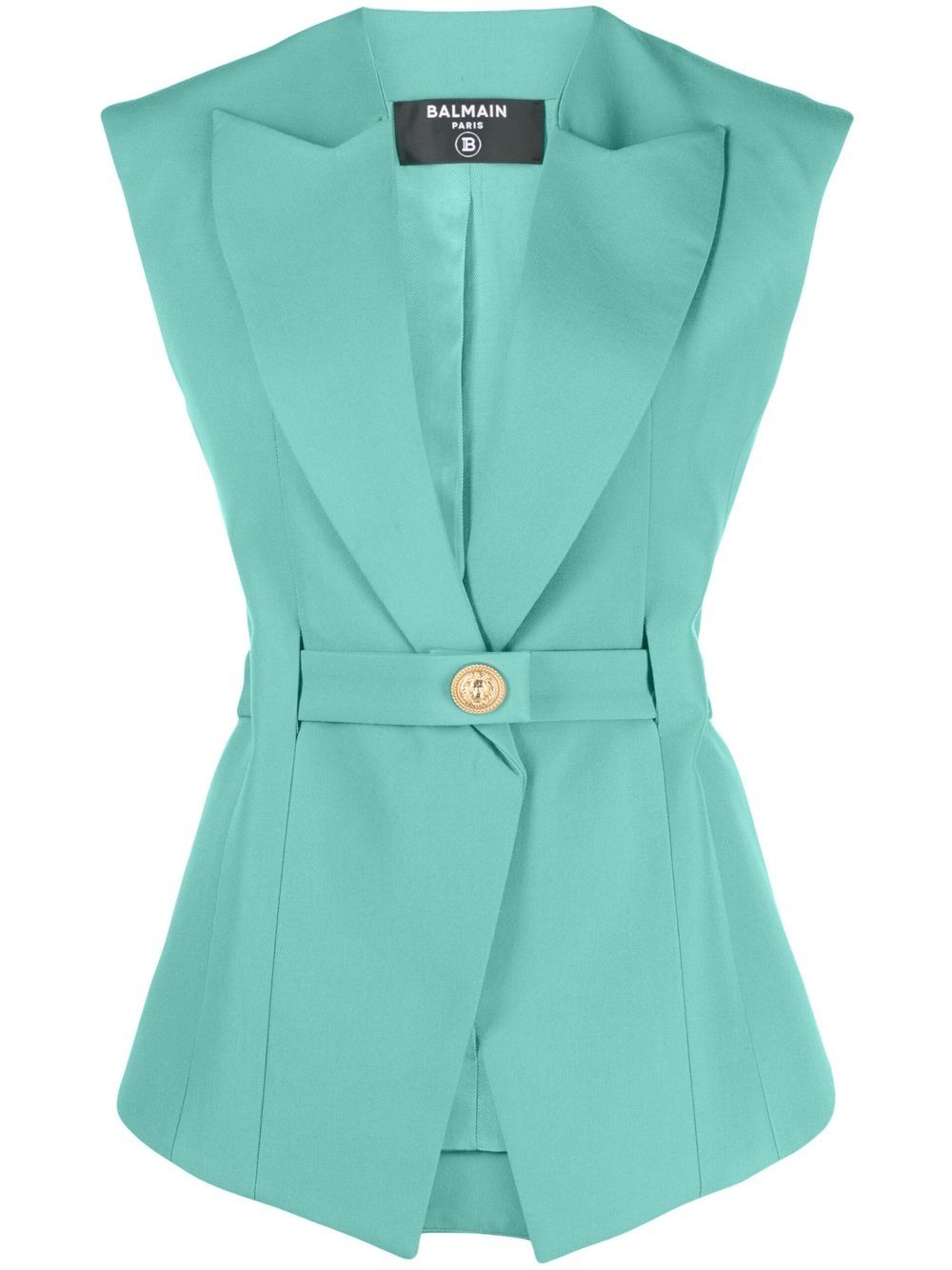 Balmain Sleeveless belted jacket Balmain