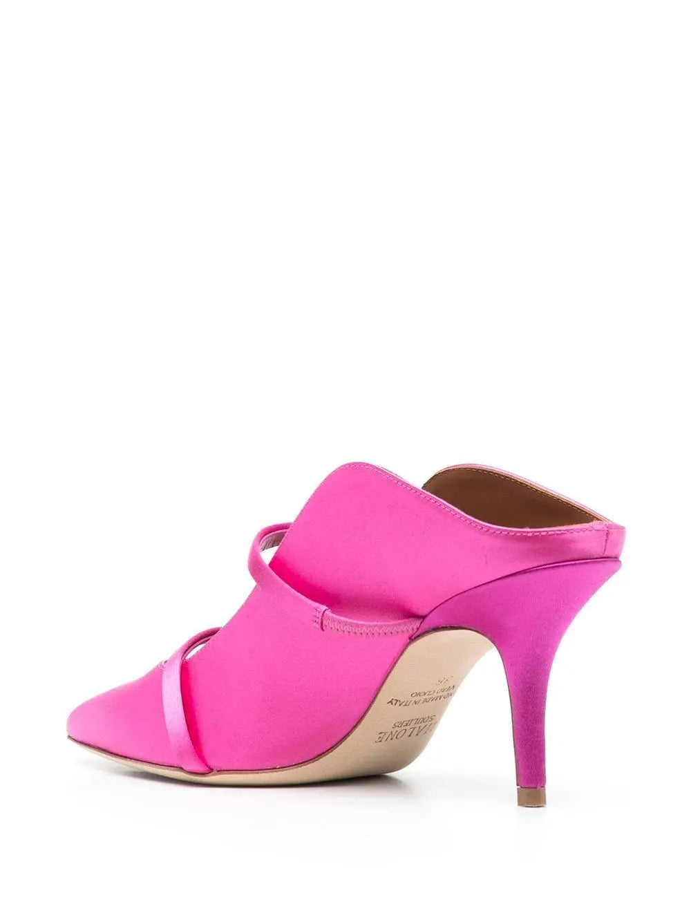 Malone Souliers With Heel Pink Malone Souliers