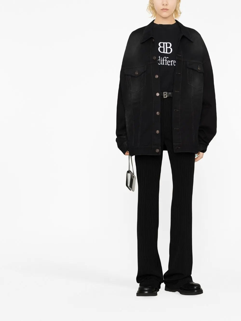 Balenciaga pinstripe straight-leg trousers Balenciaga
