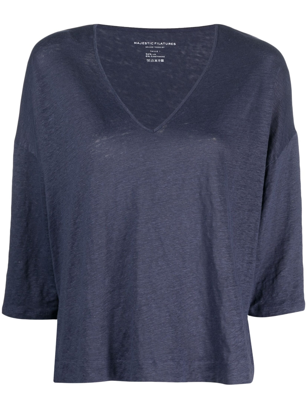 Majestic Sweaters Blue Majestic
