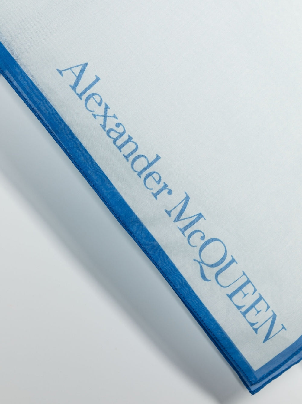 Alexander McQueen gradient-effect logo scarf Alexander McQueen