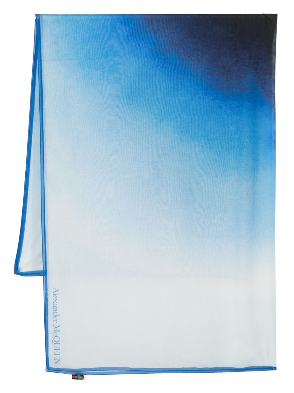 Alexander McQueen gradient-effect logo scarf Alexander McQueen
