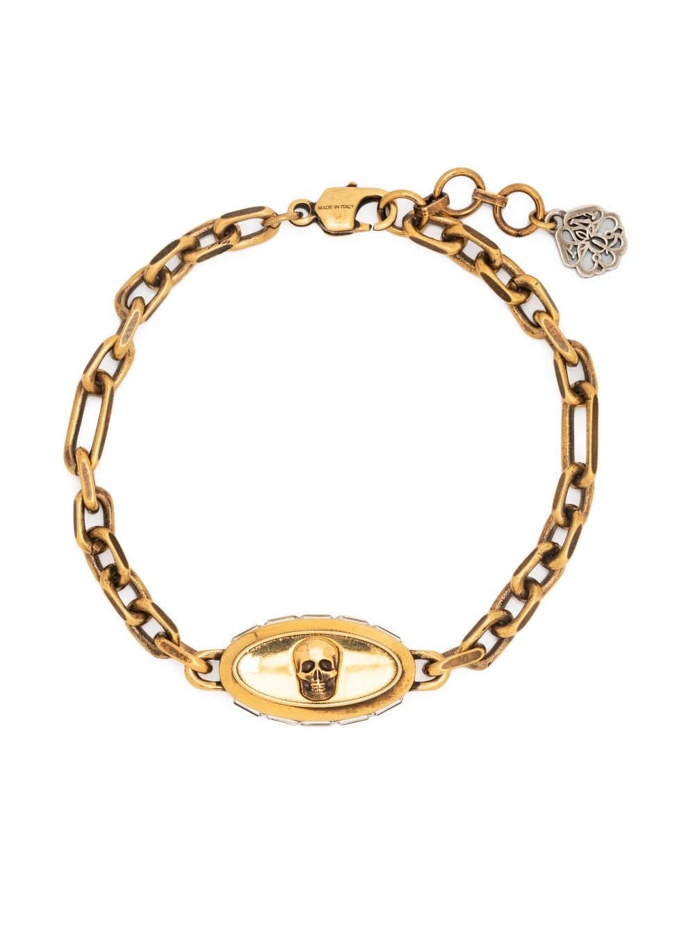 Alexander McQueen skull-detail chain-link bracelet Alexander McQueen