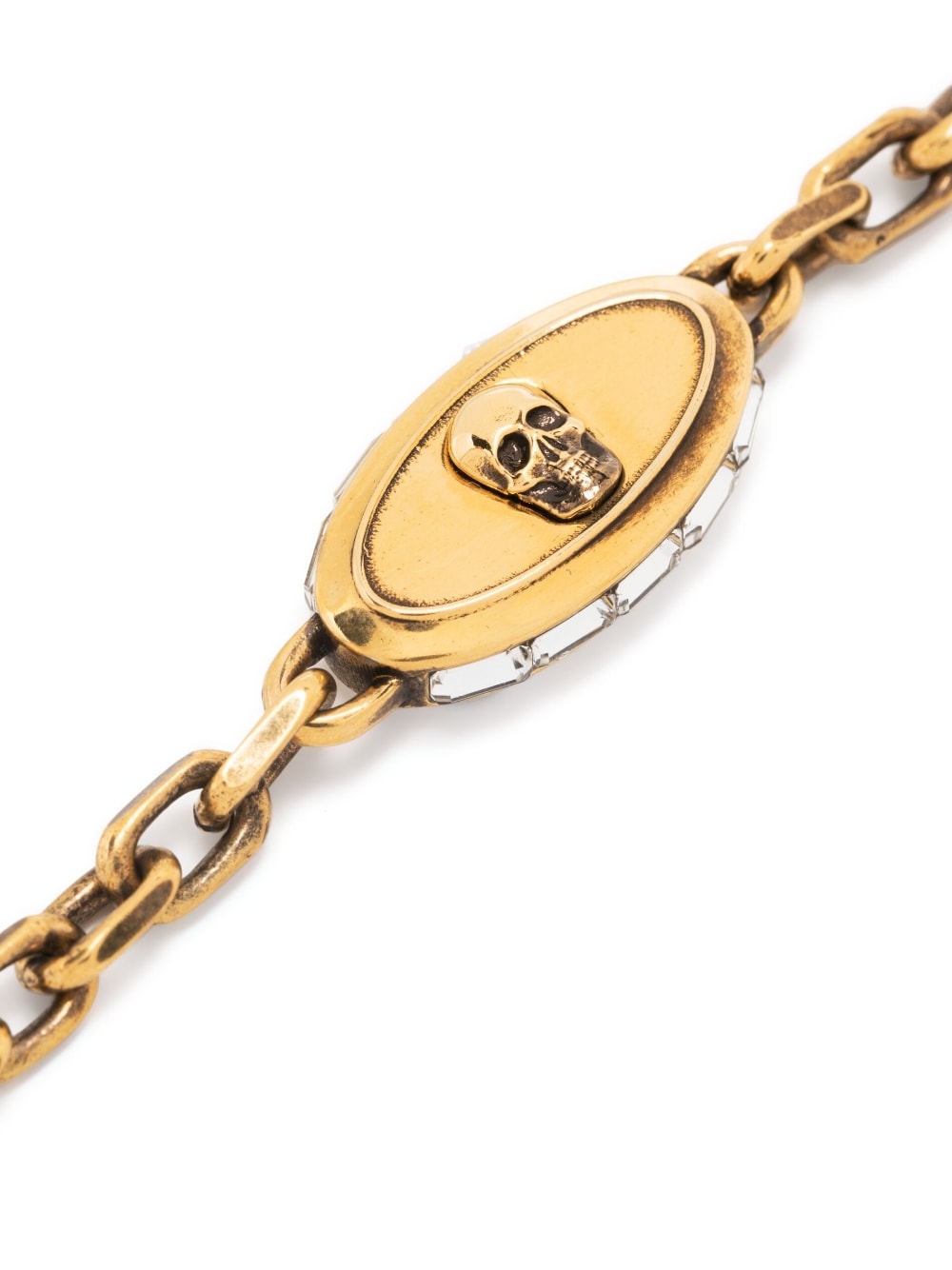 Alexander McQueen skull-detail chain-link bracelet Alexander McQueen