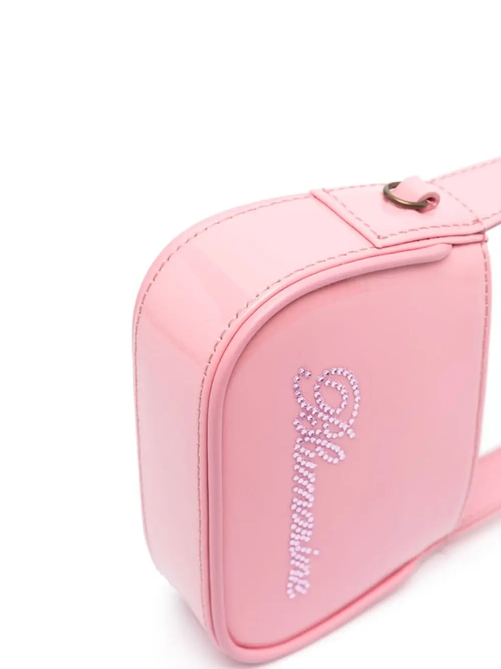 Blumarine crystal-embellished logo tote bag Blumarine
