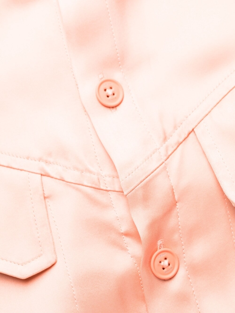 Off White twist-detail shirt dress Off White