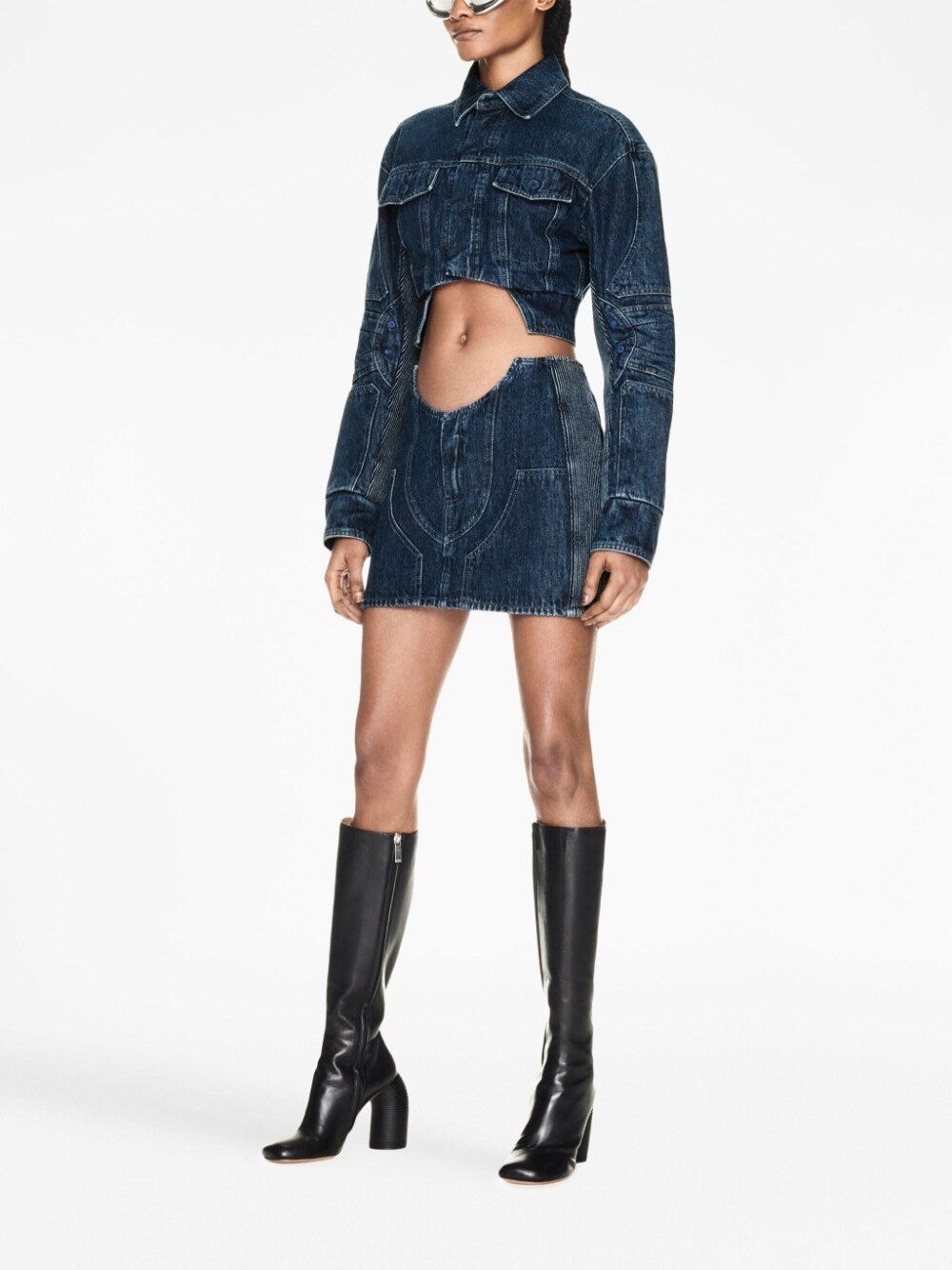 Off White Cropped denim jacket Off White 