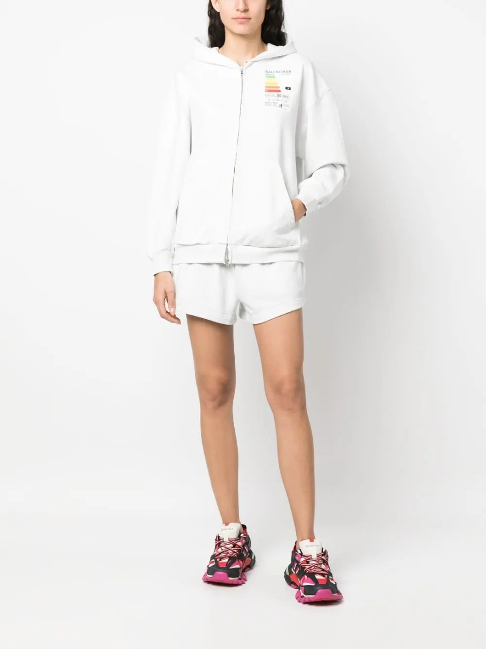 Balenciaga flared elasticated-waist shorts Balenciaga