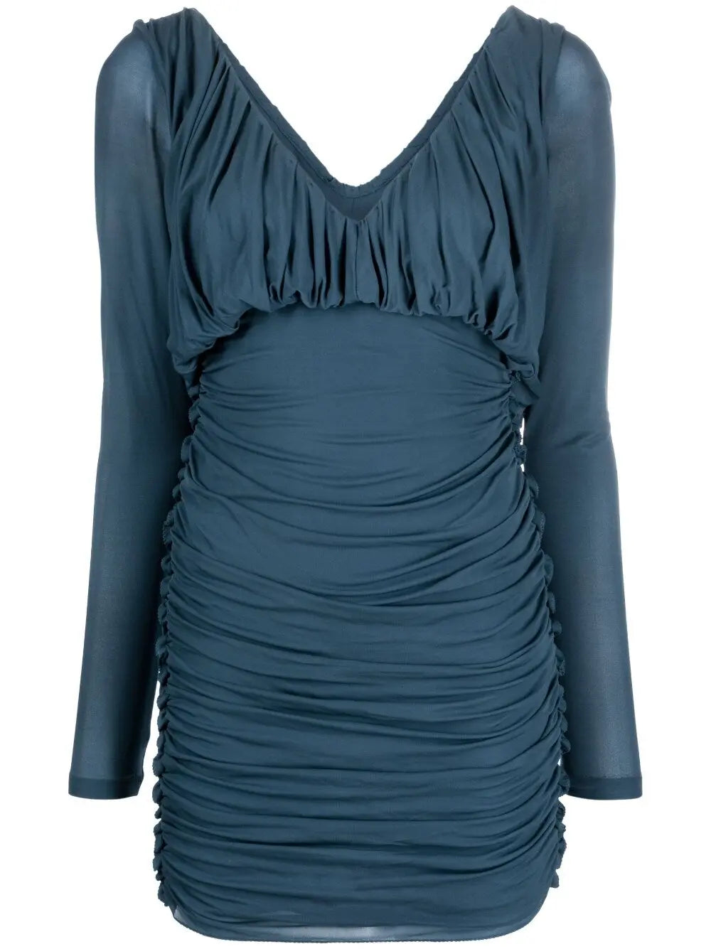 Saint Laurent draped mini dress Saint Laurent