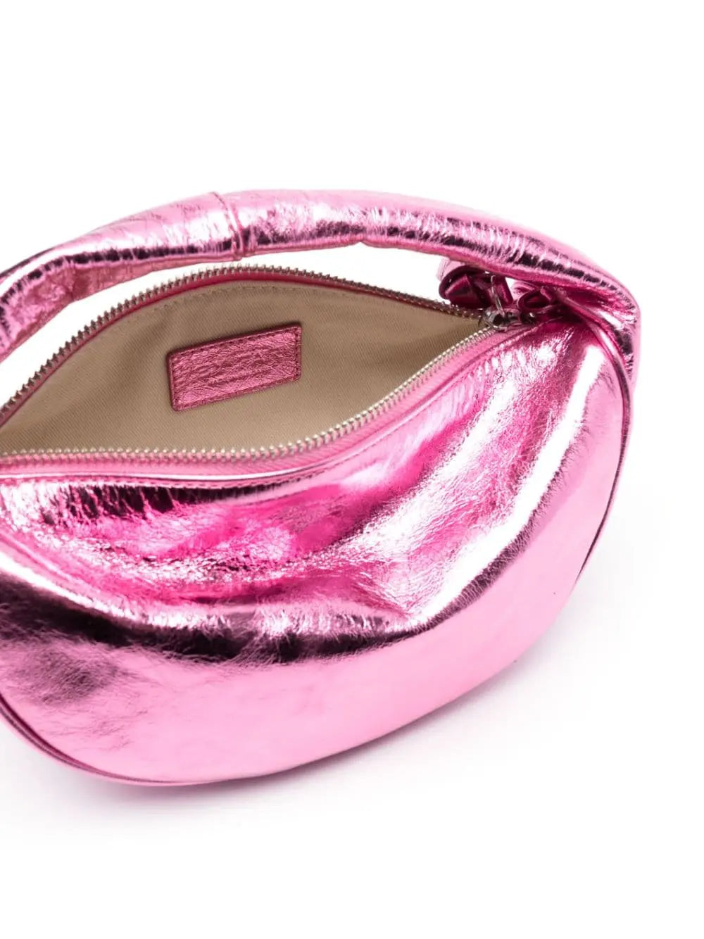 By Far Metallic leather shoulder bag By Far