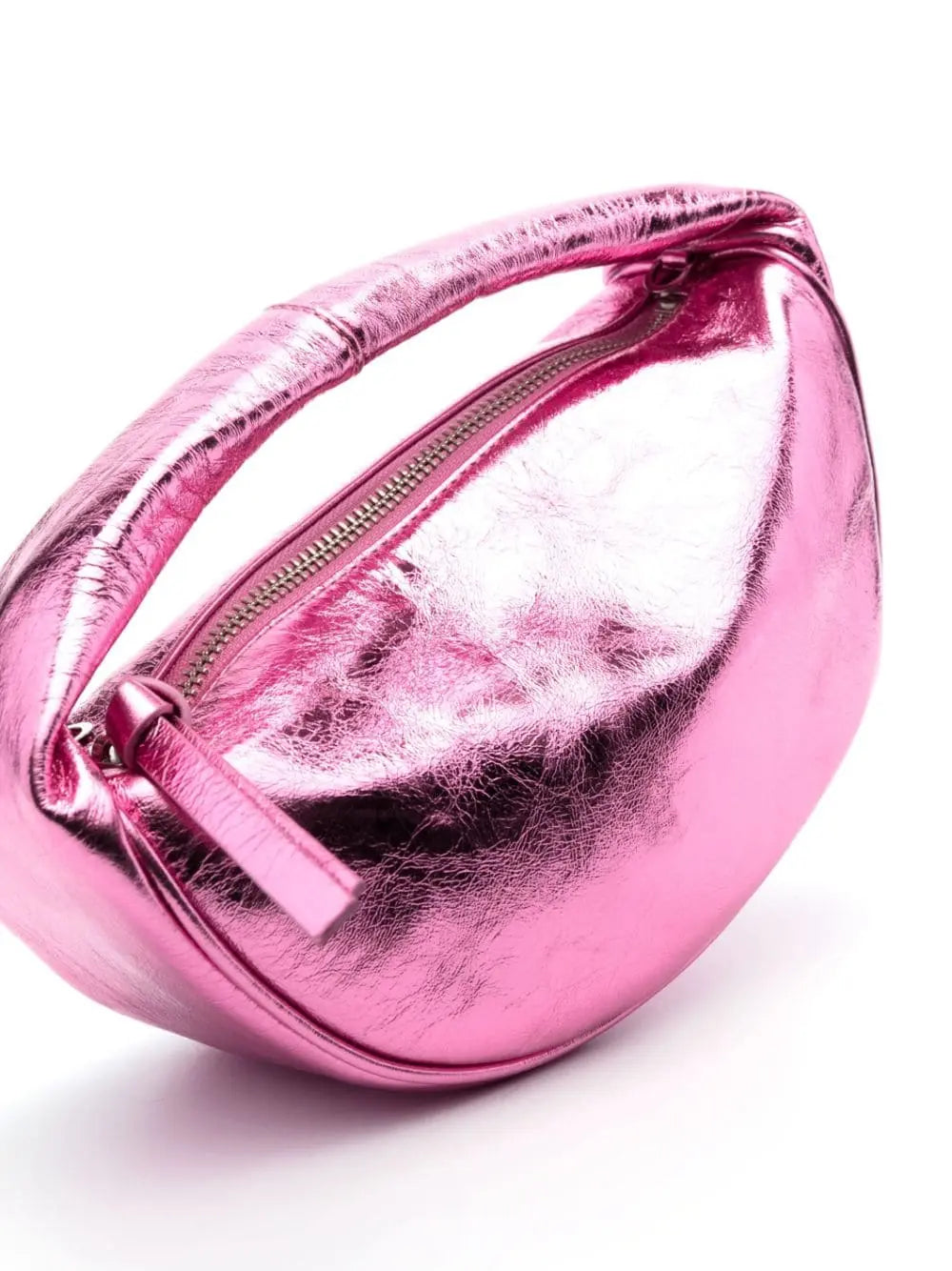 By Far Metallic leather shoulder bag By Far