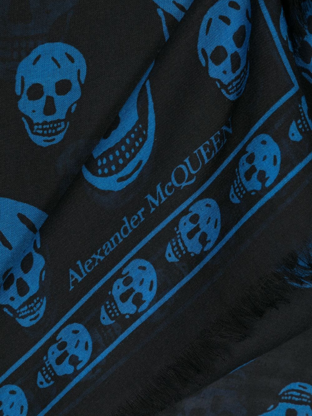 Alexander McQueen Skull silk blend scarf Alexander McQueen 