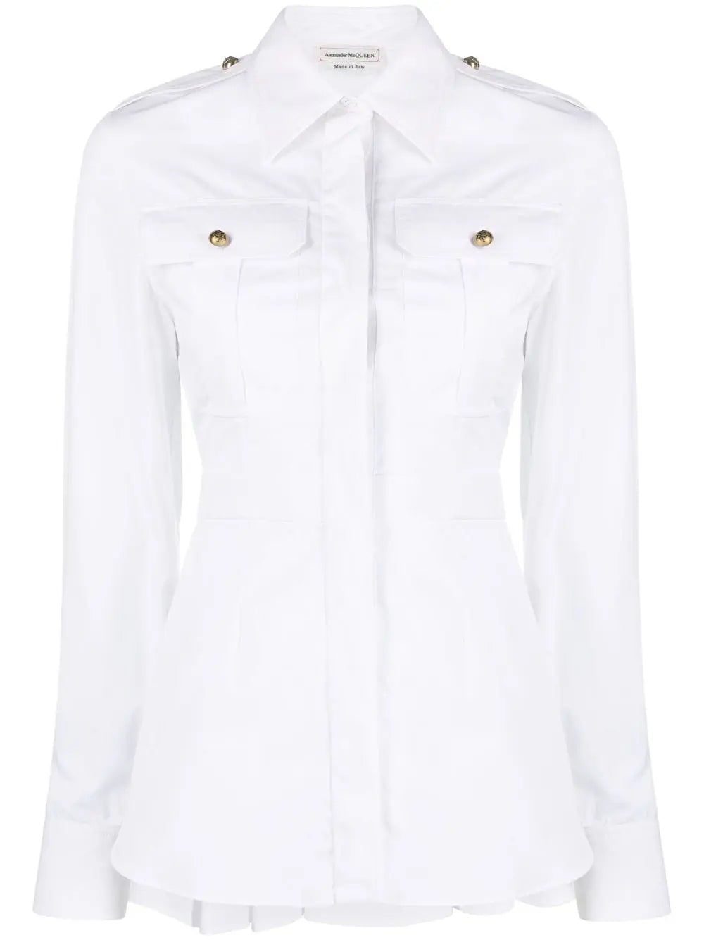 Alexander McQueen Pleated shirt Alexander McQueen