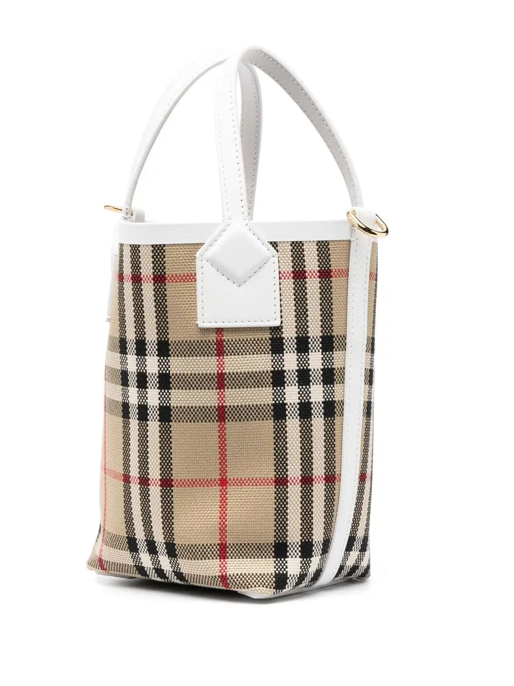 Burberry check motif mini bucket bag Burberry