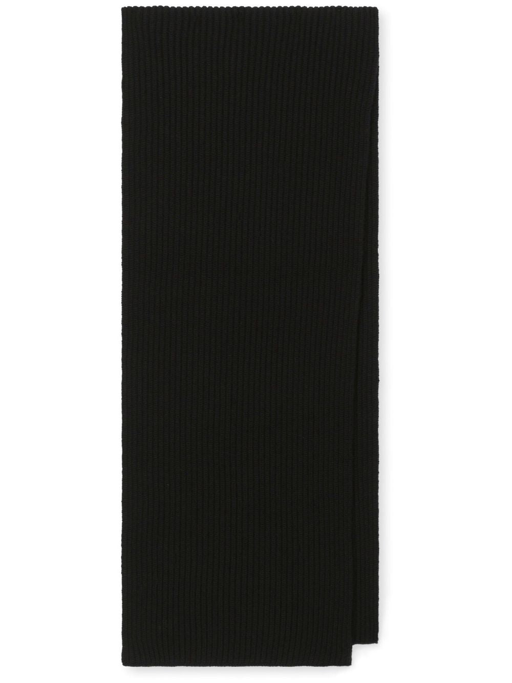 Dolce & Gabbana Fisherman’s rib cashmere scarf with DG logo Dolce & Gabbana 