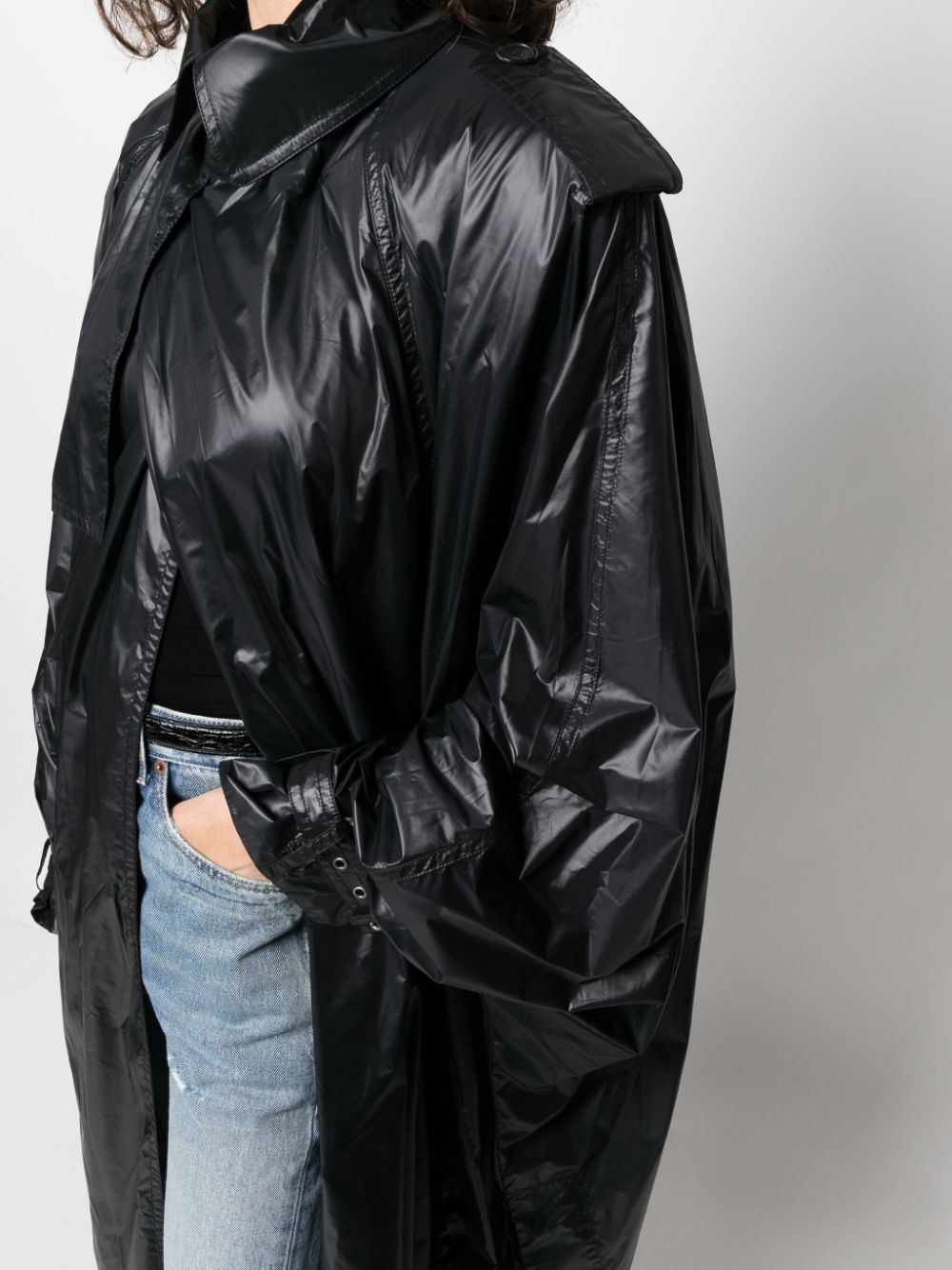 Saint Laurent shoulder-pad Oversized Trench Coat Saint Laurent