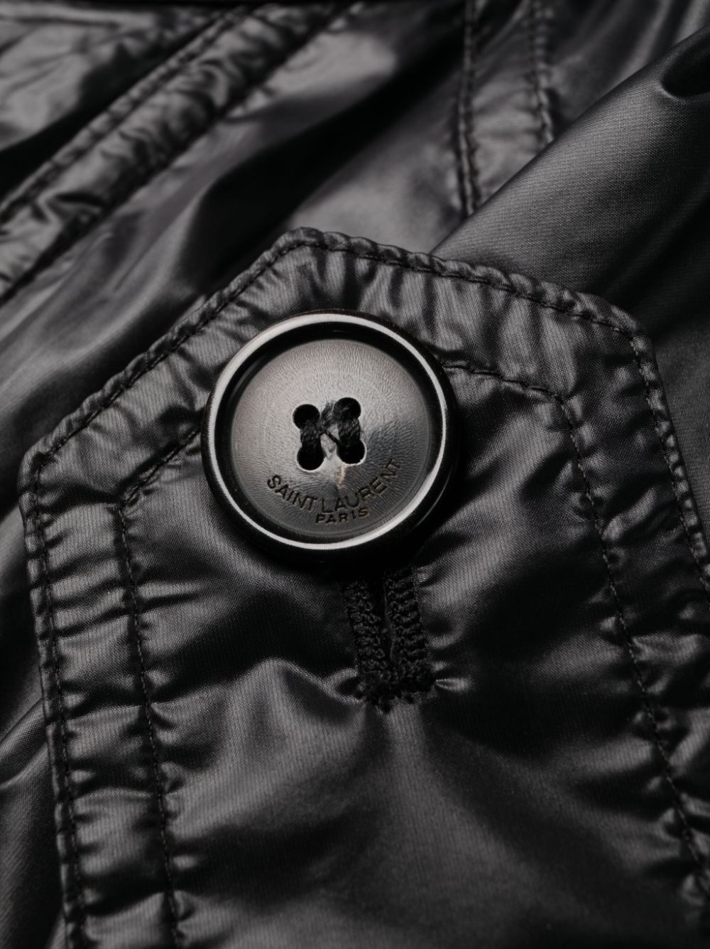 Saint Laurent shoulder-pad Oversized Trench Coat Saint Laurent