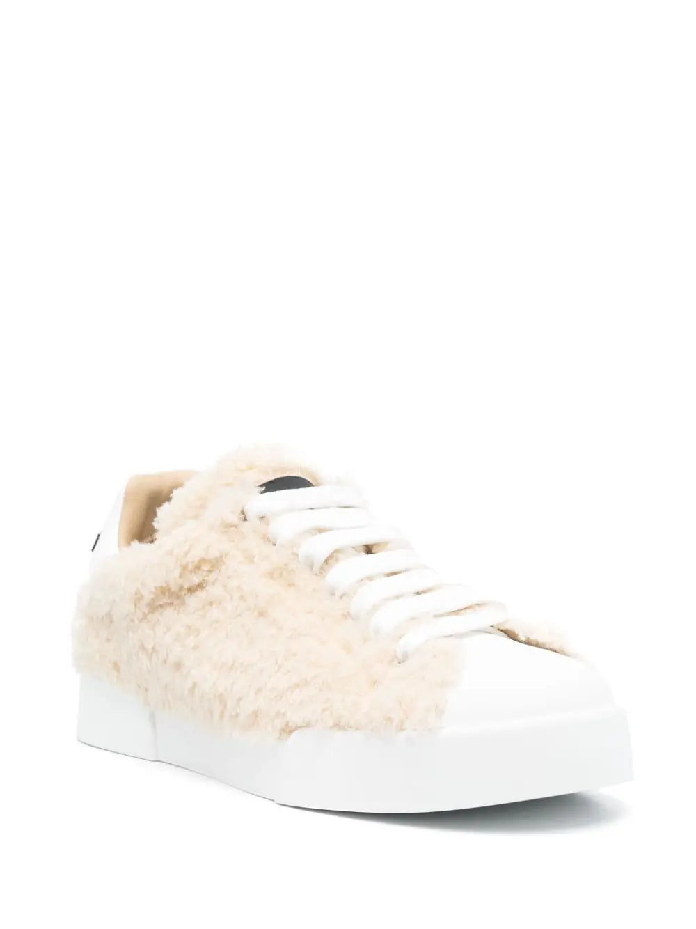 Dolce & Gabbana leather sneakers with embossed logo Dolce & Gabbana