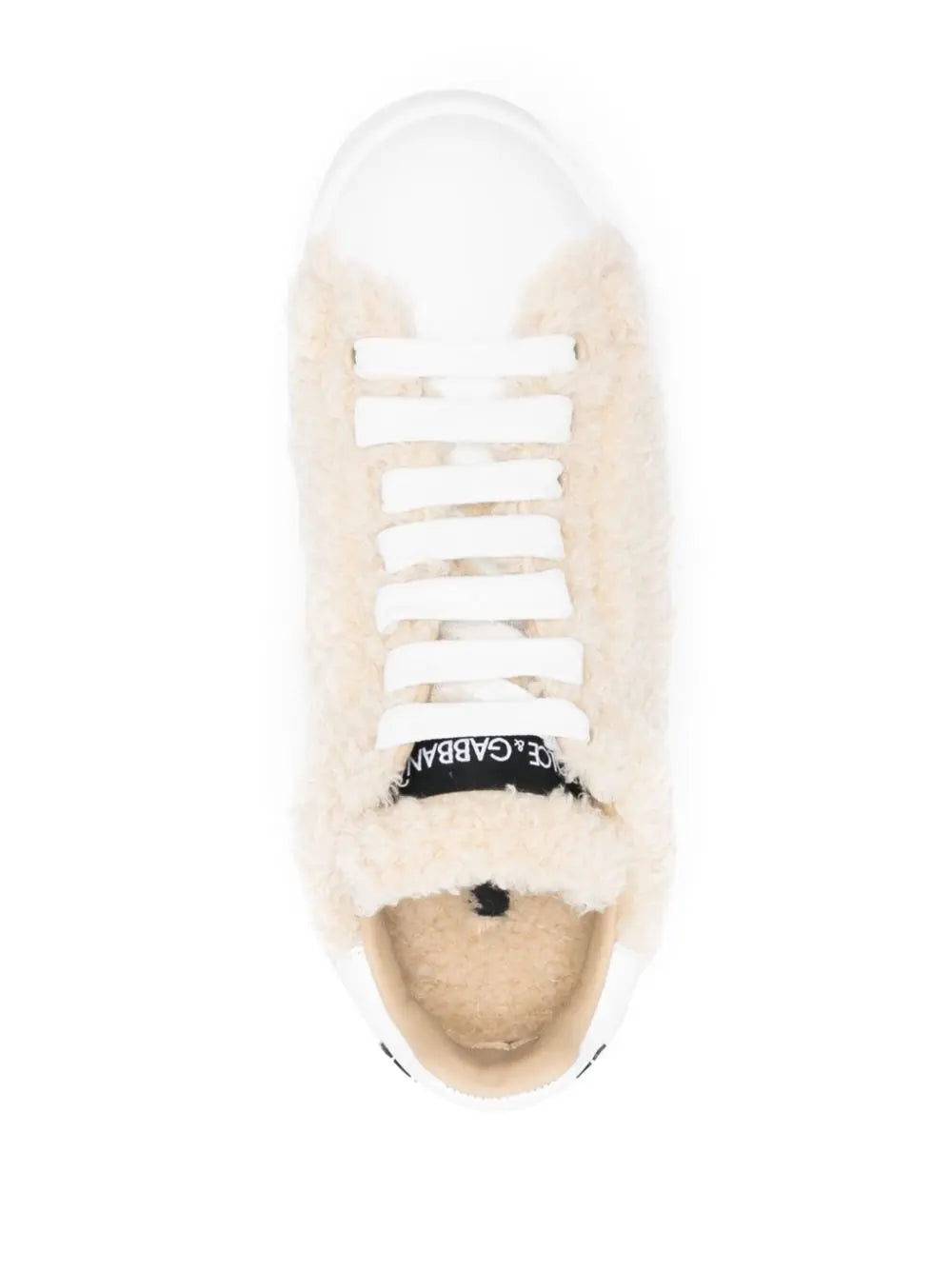 Dolce & Gabbana leather sneakers with embossed logo Dolce & Gabbana