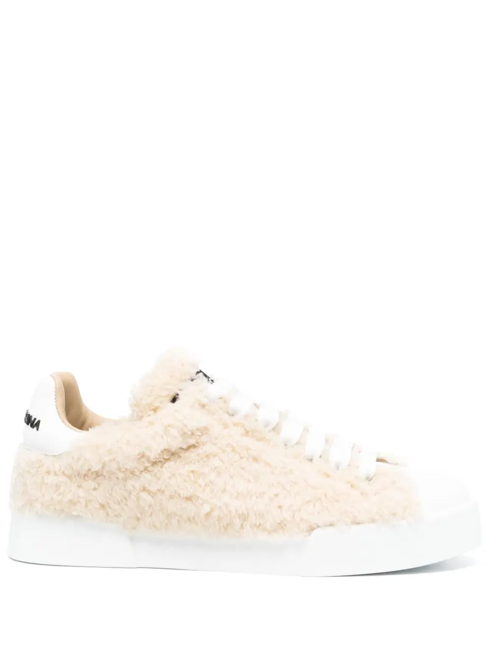 Dolce & Gabbana leather sneakers with embossed logo Dolce & Gabbana