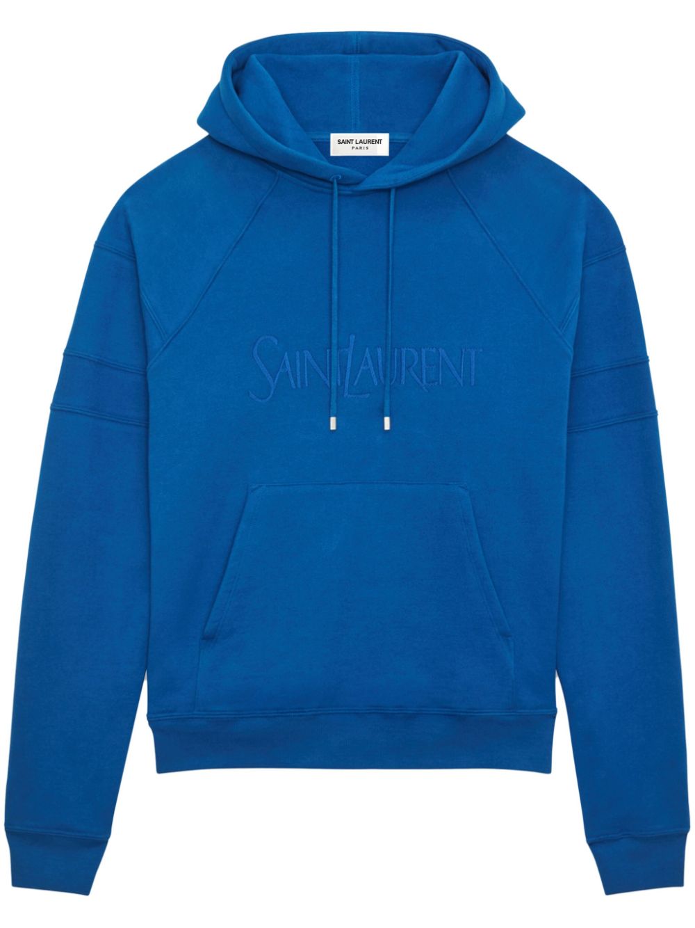 Saint Laurent logo-embroidered cotton hoodie Saint Laurent 